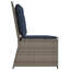 Banc de jardin vidaXL en poly rotin gris-1766463900