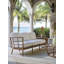 Sandpiper Bay 82'' Wide Outdoor Patio Sofa with Sunbrella Cushions