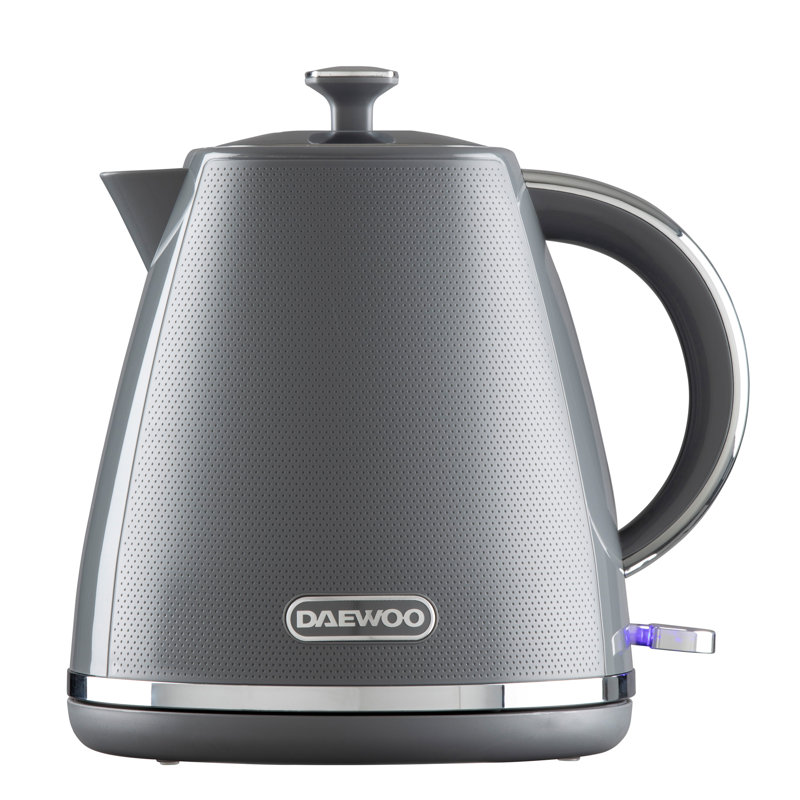 Daewoo Stirling 1.7L Electric Tea Kettle, Grey