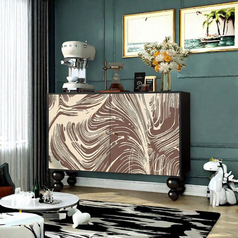 Solid Wood Accent Cabinet