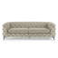 Ghaleb 237Cm Velvet Square Arms Sofa-631652540-631652530