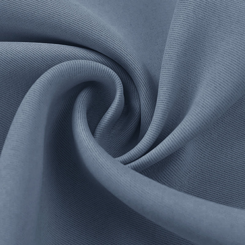 Bedroom Room Darkening Curtains Triple Weave Microfiber Grommet Top Thermal Insulated Solid Room Darkening Panels/Drapes for Living Room