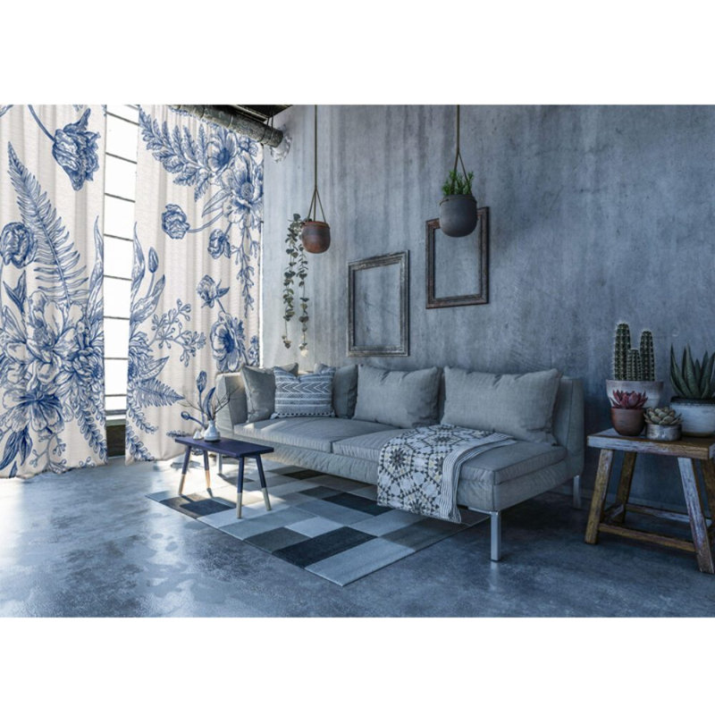 Blackout Curtain Panel Pair, 148 W x 200 D cm