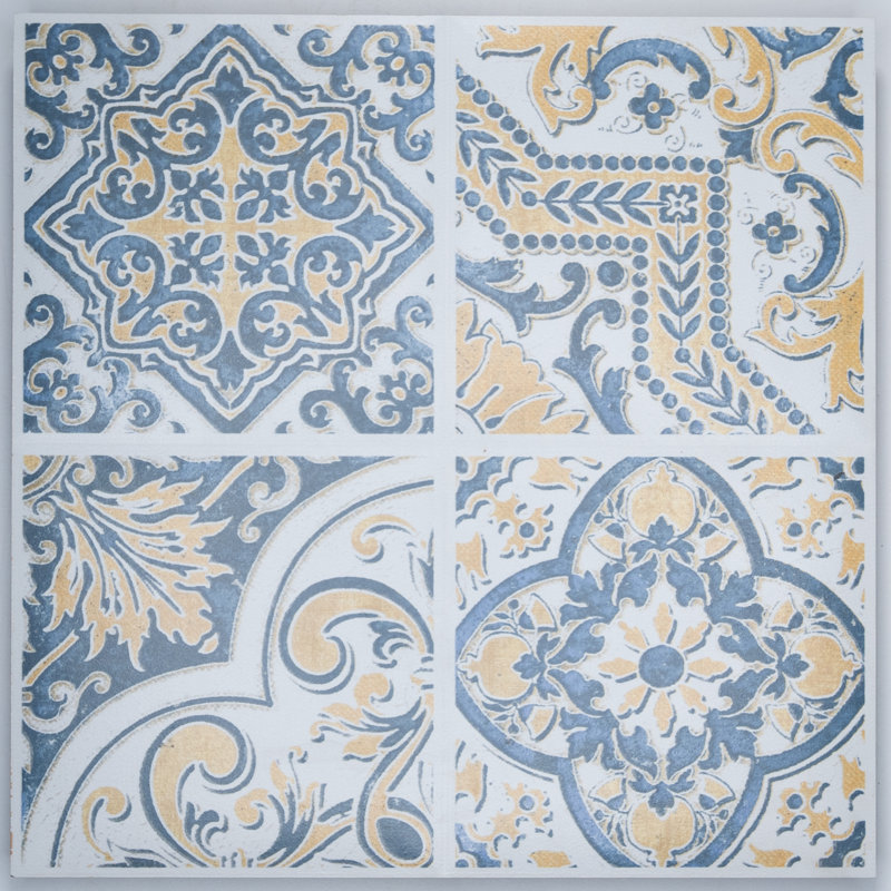 Bari 12''x 12'' Ceramic Patterned Wall & Floor Tile