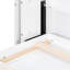 Lit rotatif avec armoire murale cachée, deux tablettes latérales à 3 niveaux, bureau convertible, rangement supplémentaire, idéal pour les petits espaces et les bureaux à domicile compacts, espace de travail blanc grand format 360, espaces,