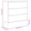 Finori Drawer Cabinet Lusk 03A Sonoma Oak 80X38.5X87 Cm