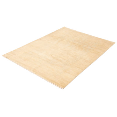 Bendicta One-of-a-Kind 5'6" X 7'7" New Age Wool Area Rug in Light Khaki