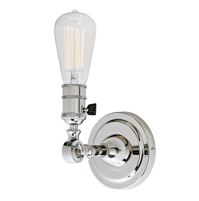 Martucci Armed Sconce, Polished Nickel