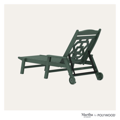 POLYWOOD® Chinoiserie 27" Patio Chaise Lounge