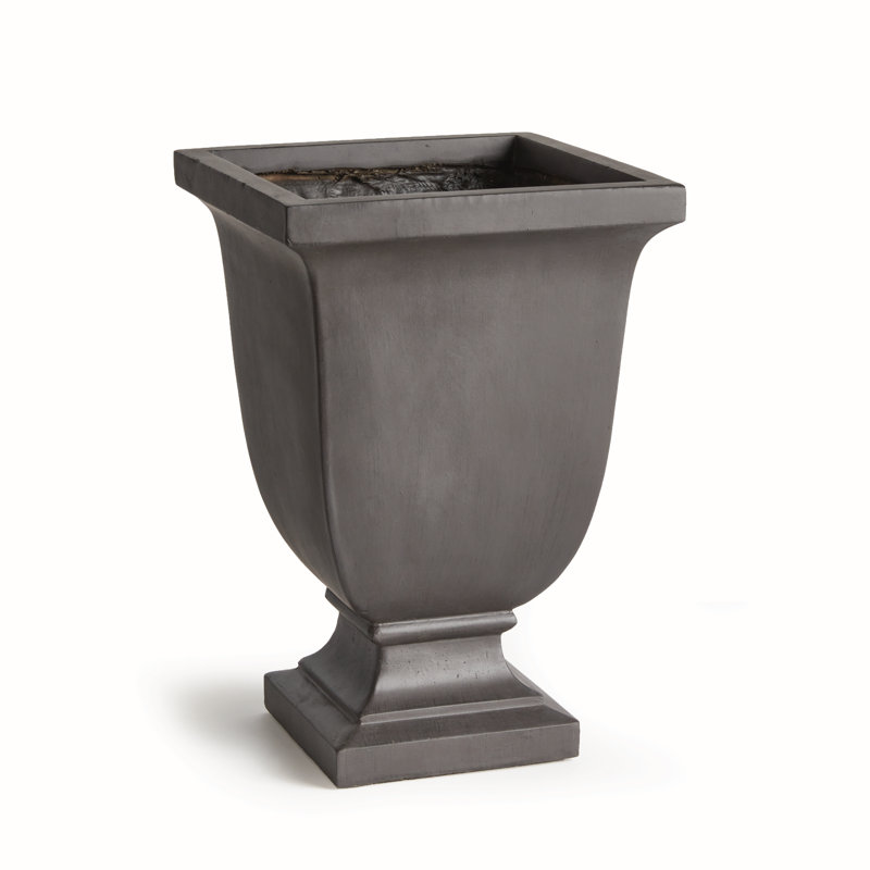 Beckett Concrete Composite Planter, 21.5"H x 14.5"W x 14.5"D