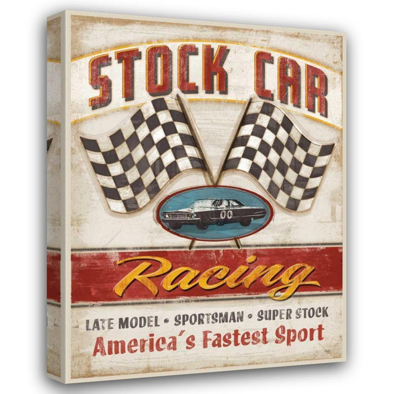 Ophelia & Co., art de la galerie Mollie B., Stock Stock Racing, H 47 po x l 36 po