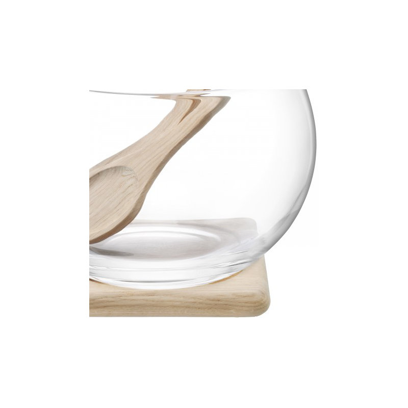 Serve Glass Salad Bowl