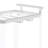 Catelynn Bar Cart with Glass Shelf in Clear