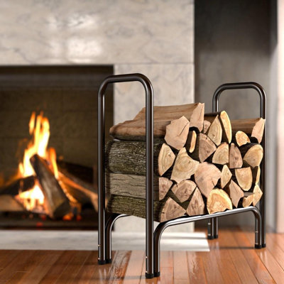 66cm W Metal Log Rack