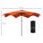 292cm Lighted Tilt Beach Parasol