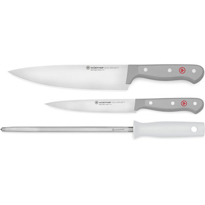 WÜSTHOF Gourmet Grey 3-Pc Chef's Essentials Set