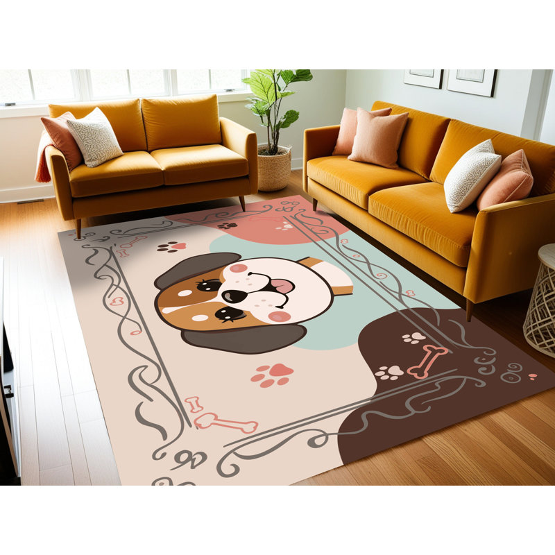 Tapis pour enfants East Urban Home, Rectangulaire 3 pi x 5 pi