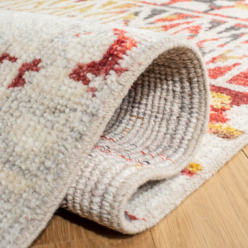 Samarkand 182 Area Rug In Red / Ivory, Rectangle 10' x 14'