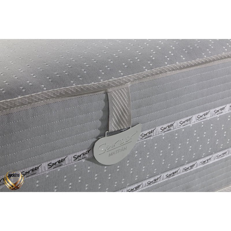 Pocketo Sareer Furniture Open Coil Mattress, Super King (6')