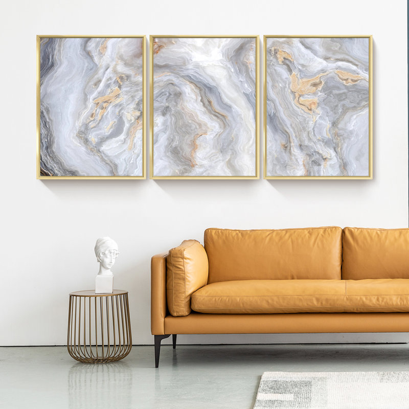 " Abstract " 3 Piece Art