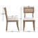 Fiammetta Solid Wood Upholstered Cushion Dining Chair