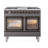 ILVE Nostalgie II Series Noblesse 40 inch Dual Fuel Range with 6 Sealed Burners, Griddle (Glass Door)-103962084-103962086