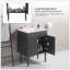 Meuble-lavabo de qualité supérieure avec pieds en métal, avec lavabo en céramique blanche, deux portes d'armoire à fermeture en douceur, bois massif, sans les robinets-1903760040-1903760046
