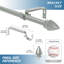Tringle à rideaux simple Varennes-246122283-246122256