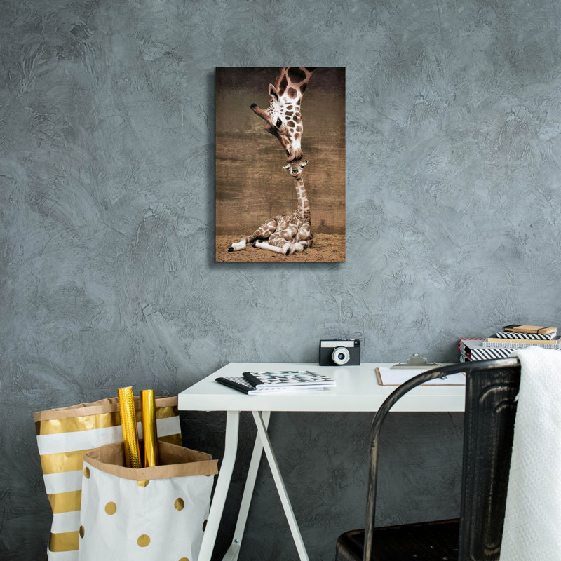  «A Mothers Love» par Inconnu, art mural sur toile, 12 po x 18 po, H 18 po x l 12 po