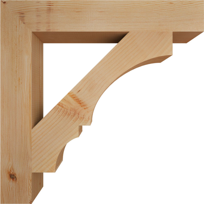 Support de bloc Balboa, Sapin de Douglas lisse, L 3 1/2 po x P 26 po x H 26 po