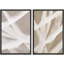 " Mid-Century Black Polygons " 2 - Pieces on Canvas-99015929-99015930