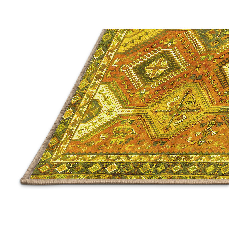 Washable Moroccan Indoor Rug, Rectangle 2' x 3'