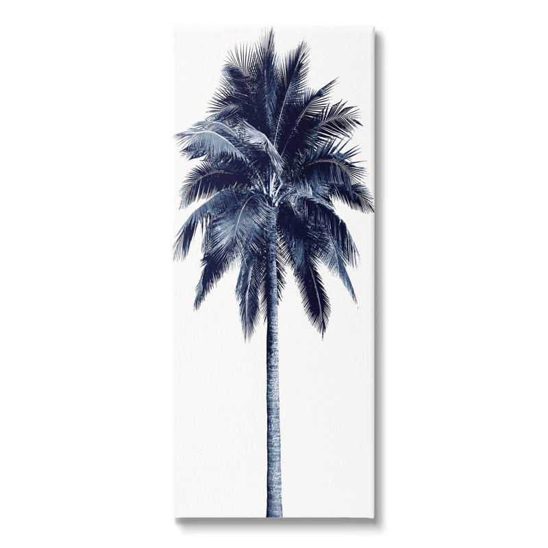 «Modern Palm Tree Looming» par Devon Davis - impression, H 30 po x l 13 po x P 1,5 po, Toile tendue