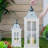 Wooden Candle Lantern Decorative, Hurricane Lantern Holder Decor
