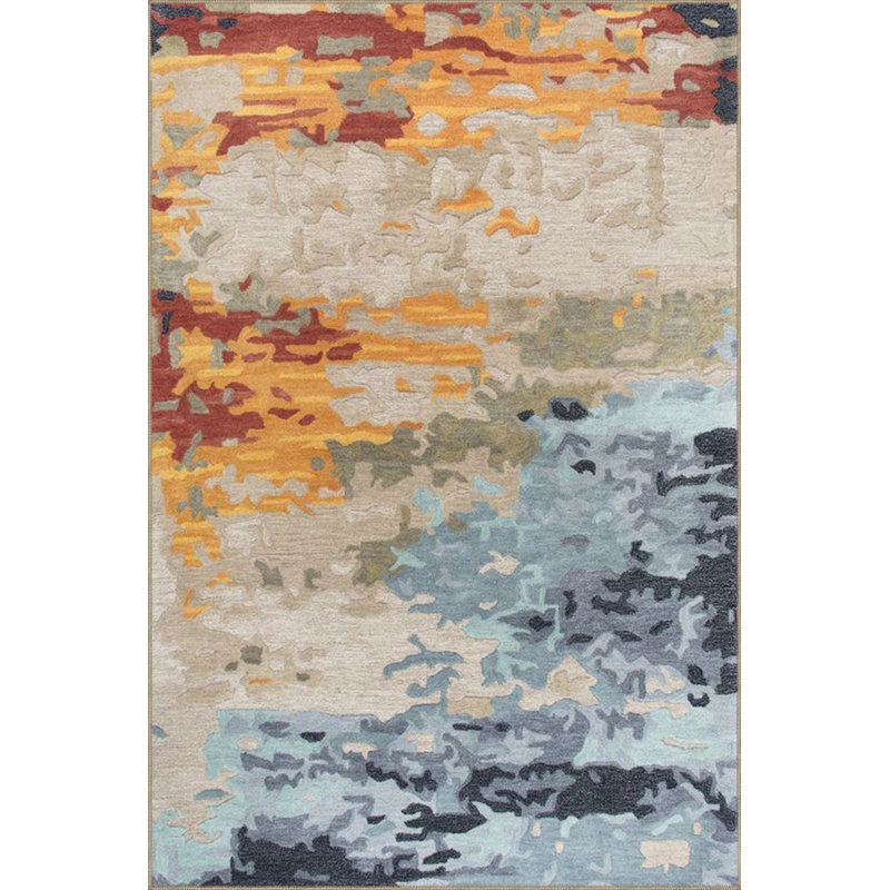 Tapis tissé de couleur pastel à motifs variés, Sous-tapis carré 3 pi 3 po inclus