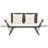 Eltje Steel Garden Bench-672236717