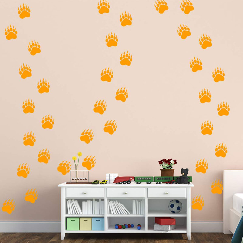 Adhésif décoratif Charl Paw, Orange