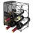 6 Wine Bottle Rack in Black
