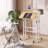 Mobile Standing Desk, Height Adjustable Sit-Stand Table Computer Desk, Rolling Laptop Cart for Home Office-80291862