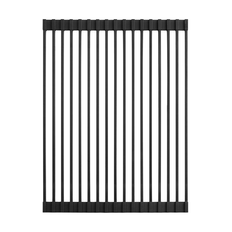 Grille d'évier de cuisine 17 po x 13 po Swiss Madison, Noir