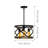 3 - Light Dimmable Chandelier