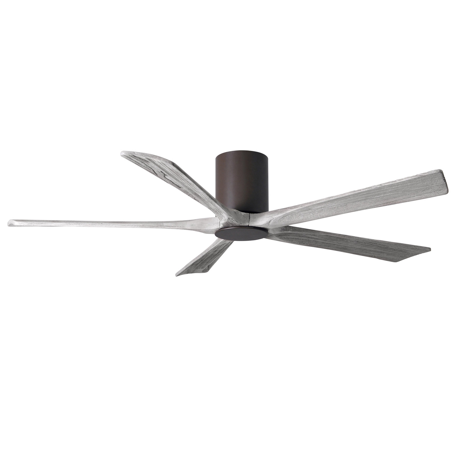 Irene 5 - Blade LED Ceiling Fan with Light Kit Included, Textured Bronze, Barn Wood Tone, 60"