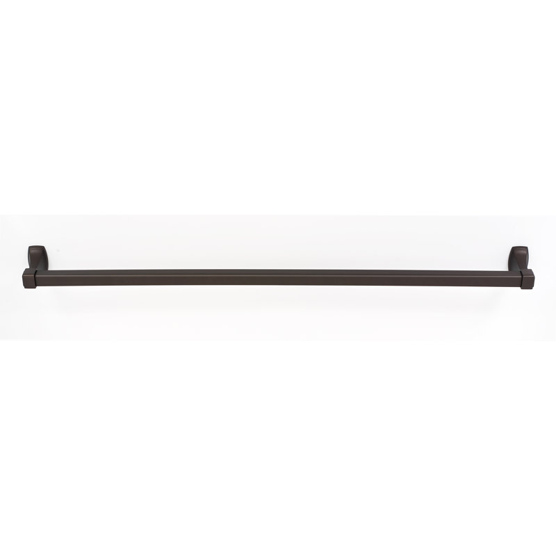 Cube Wall Mounted Towel Bar, Chocolate Bronze