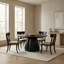 Brosche Round Mahogany Wood Dining Table