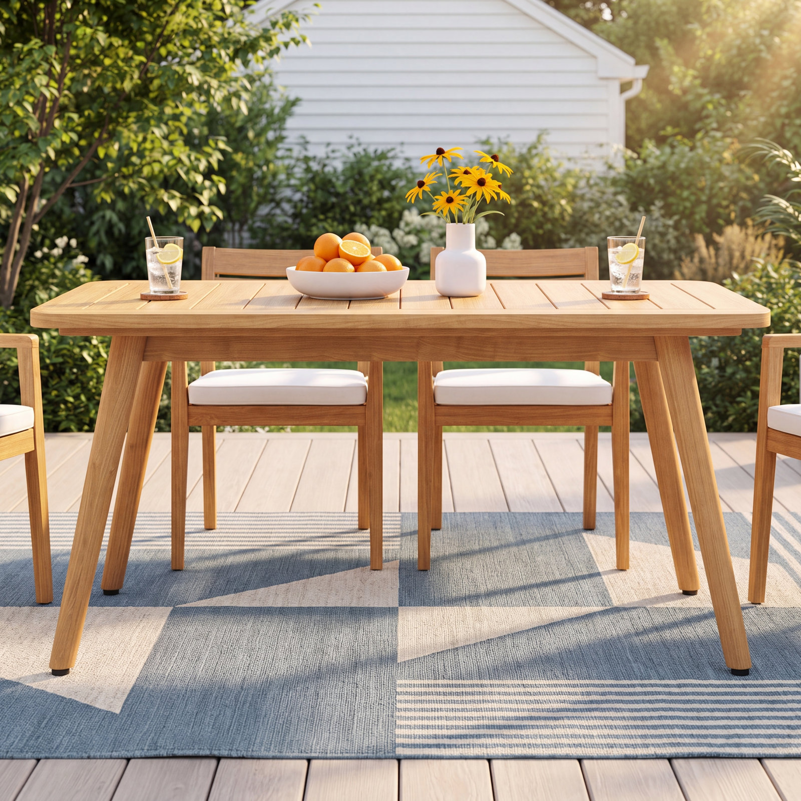 Tempo 39'' Teak Outdoor Coffee Table