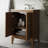Modway Ledger 23.5'' Single Bathroom Vanity Base Only in Walnut