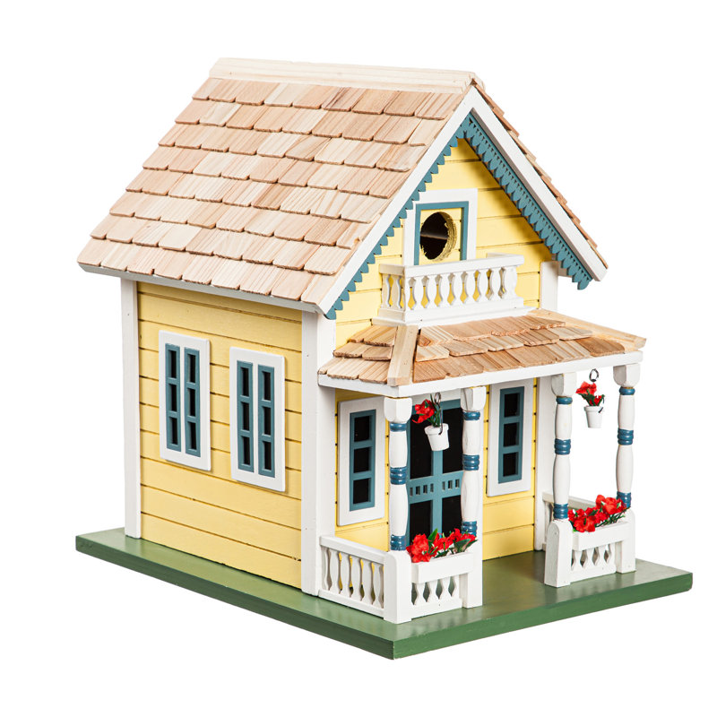 Cabane à oiseaux 13,5 po x 10 po x 13 po Janise
