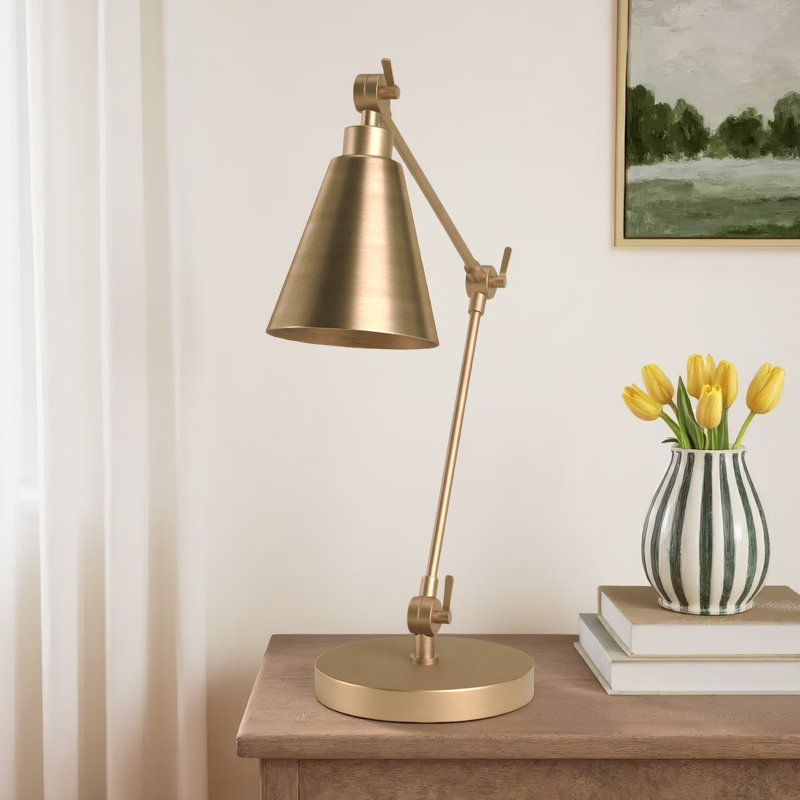 Clancy Pauline 23" Gold Table Lamp