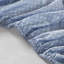 Édredon à imprimé floral avec draps pour lit simple, abat-jour bleu et drap lavable à la machine en grande capacité