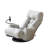 Isabelle & Max Upholstered Manual Swivel Rocker Recliner with Phone Holder-695474642
